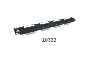 Hosiwell Cat.6 19" Rack Mount Patch Panel