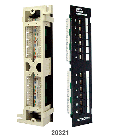 Hosiwell Cat.5/Cat.6 Mini Patch Panel